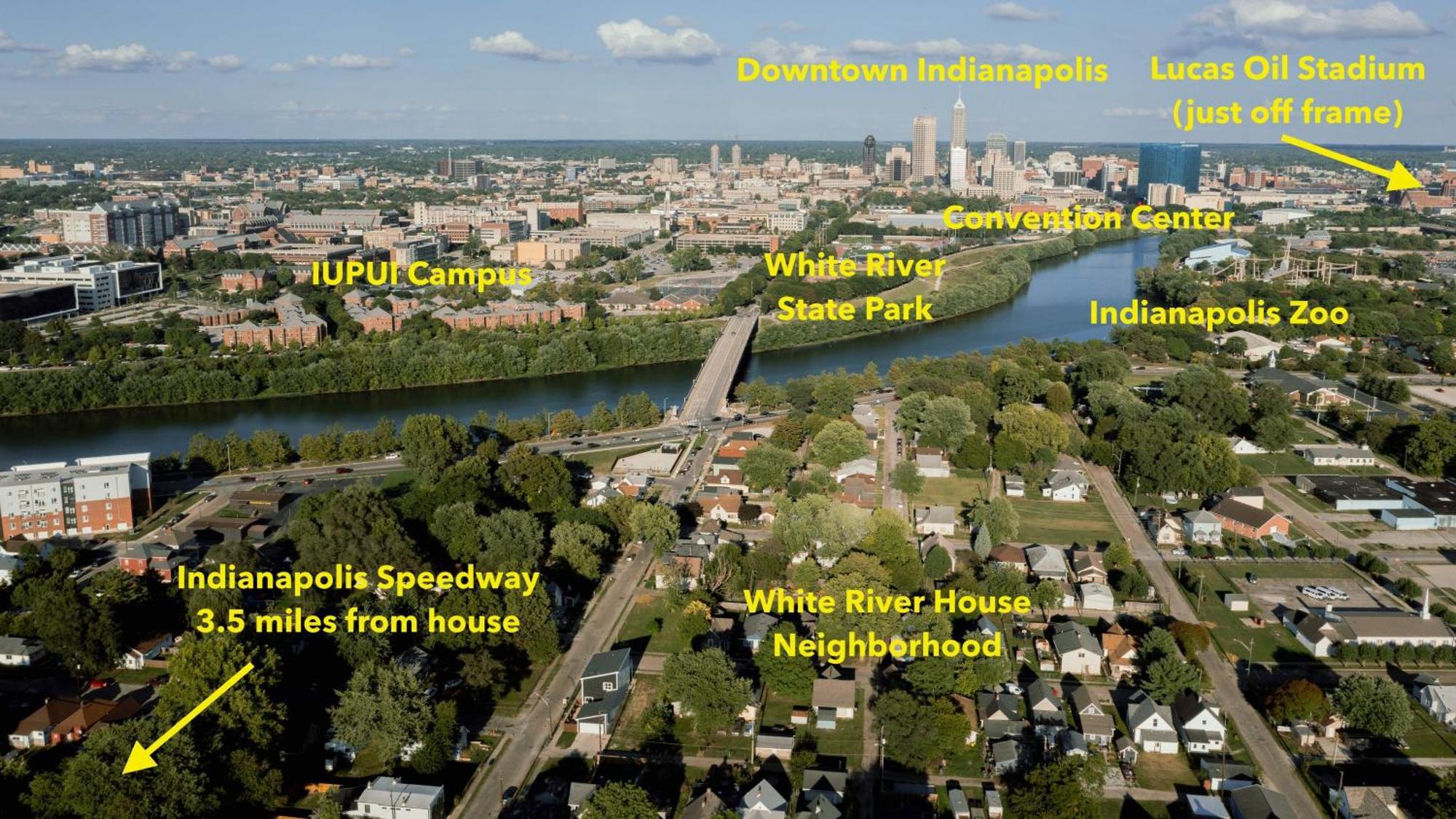 5 Mins To Speedway! Walk To Zoo, Wr Park, Iupui! Villa Indianapolis Bagian luar foto